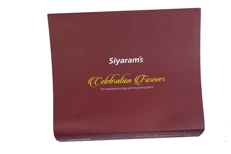 Siyaram Cotton Printed Shirt & Trouser Fabric  (Unstitched)-030