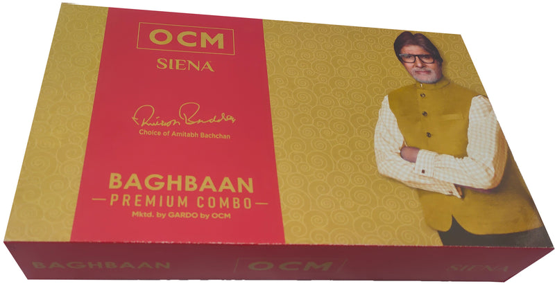 OCM Men's Cotton Shirt & Poly Viscose Trouser Fabric Combo Unstitched (Free Size) BAGBHAN-3006