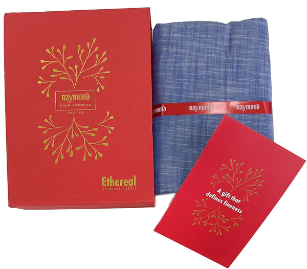 Raymond Unstitched Pure Cotton Shirt Fabric Self Design