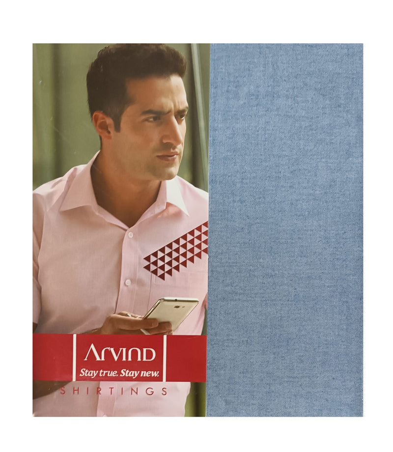 Arvind Unstitched Cotton Shirt Fabric