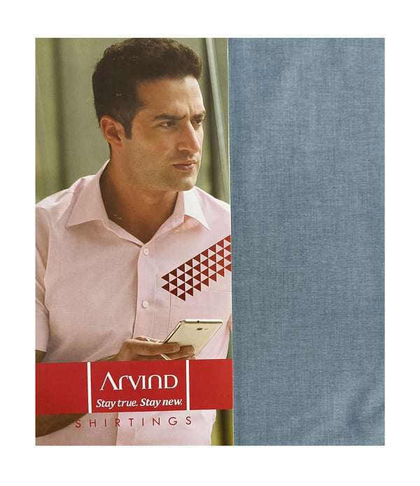 Arvind Unstitched Cotton Shirt Fabric