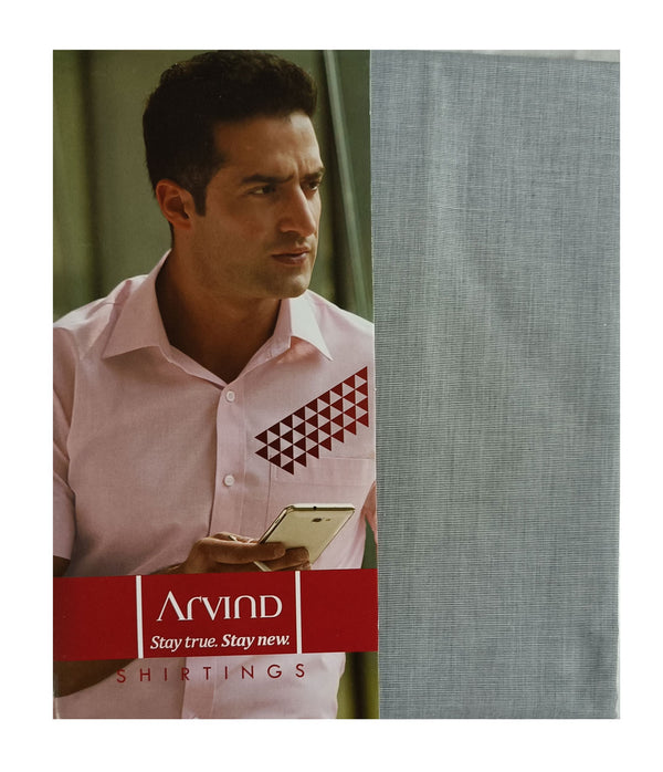 Arvind Unstitched Cotton Shirt Fabric