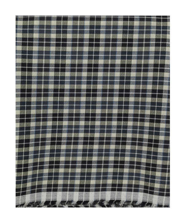 VIMAL  Unstitched Checkered Cotton Shirt Fabric