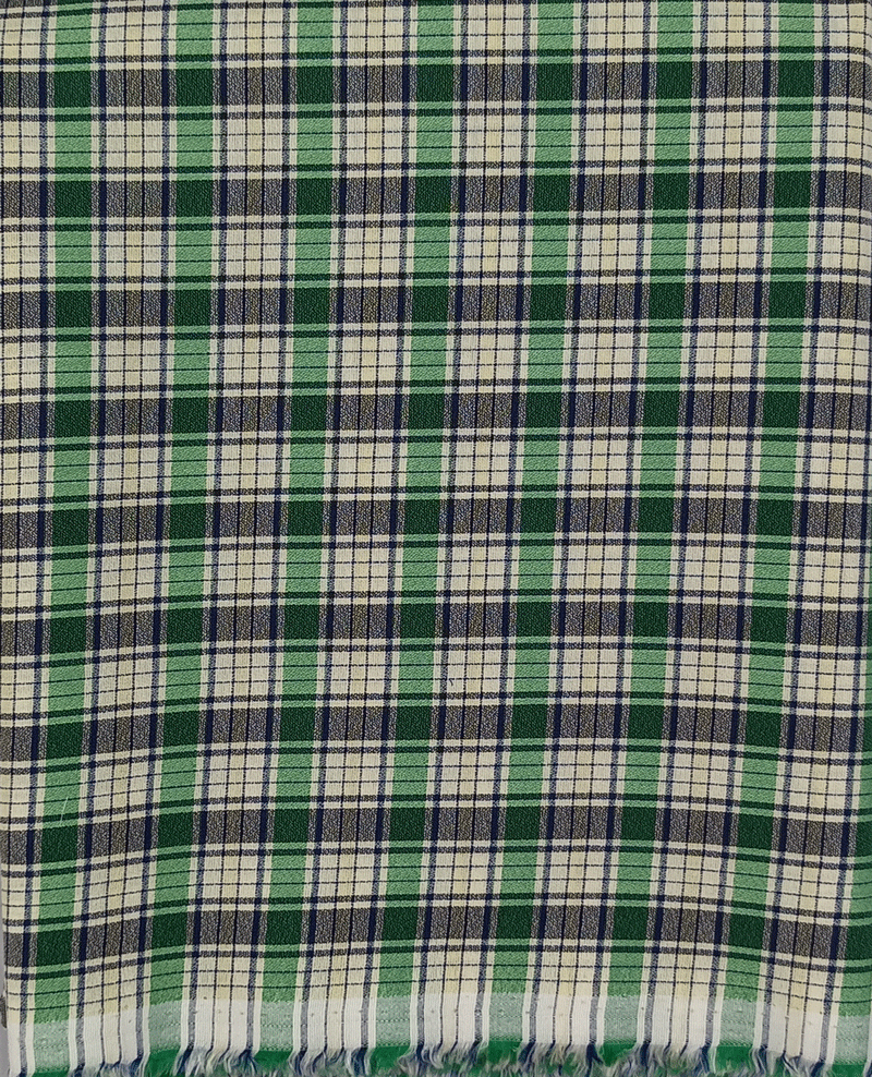 VIMAL  Unstitched Checkered Cotton Shirt Fabric