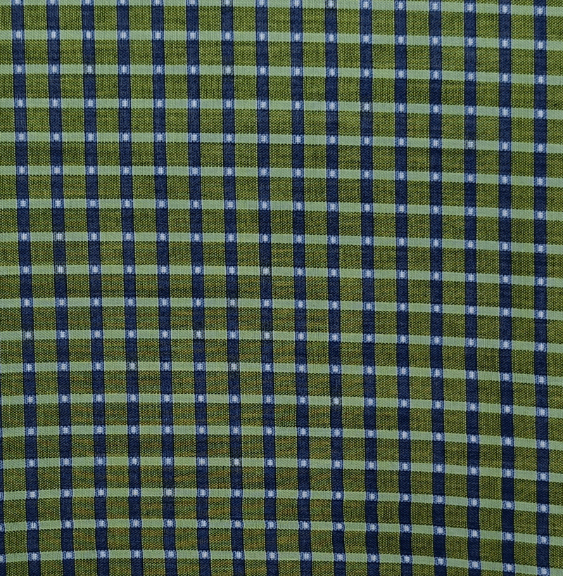 VIMAL  Unstitched Checkered Cotton Shirt Fabric