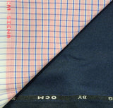 OCM Men's Cotton Shirt & Poly Viscose Trouser Fabric Combo Unstitched (Free Size) OCMSARKAR-0008