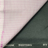 OCM Men's Cotton Shirt & Poly Viscose Trouser Fabric Combo Unstitched (Free Size) OCMSARKAR-0009