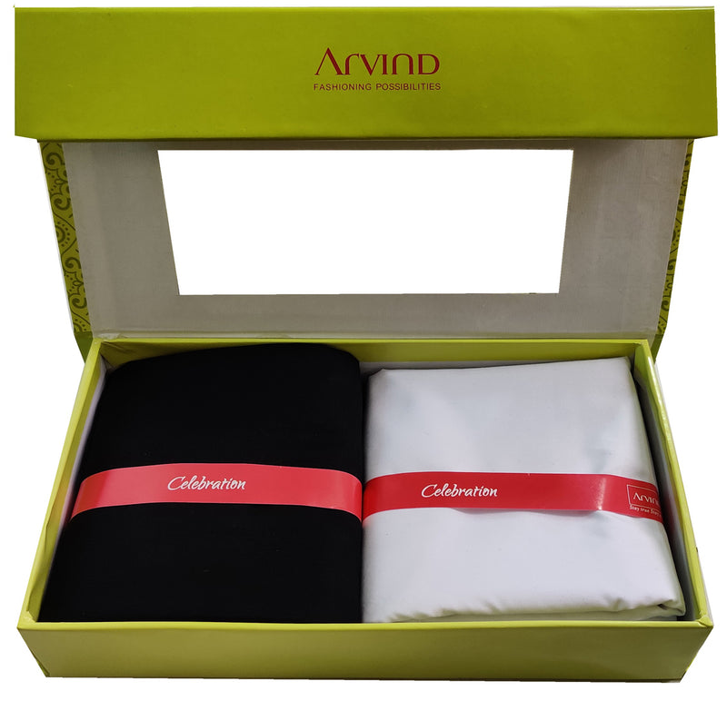 Arvind Pure Cotton Solid Shirt & Trouser Fabric (Unstitched)-0043