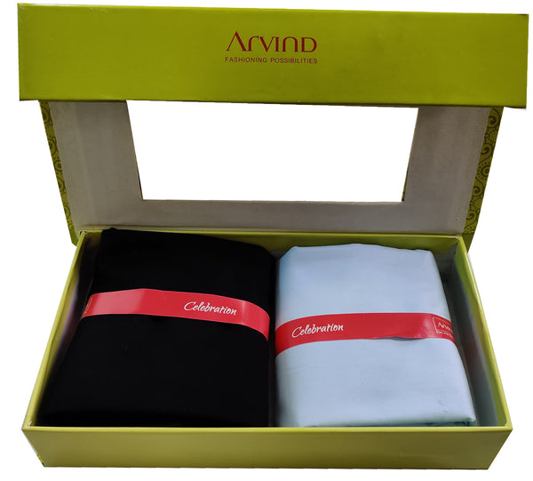 Arvind Pure Cotton Solid Shirt & Trouser Fabric (Unstitched)-0049