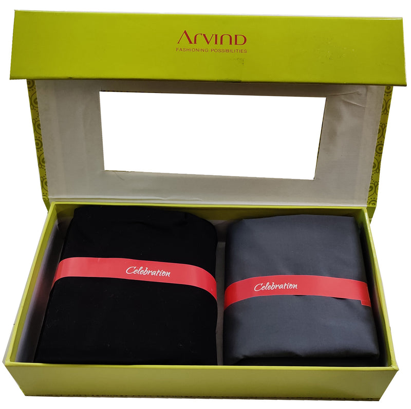 Arvind Pure Cotton Solid Shirt & Trouser Fabric (Unstitched)-0053
