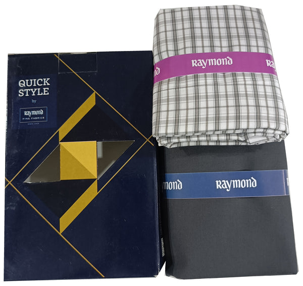 Raymond Polycotton Striped Shirt & Trouser Fabric  (Unstitched) JUPITER-1004