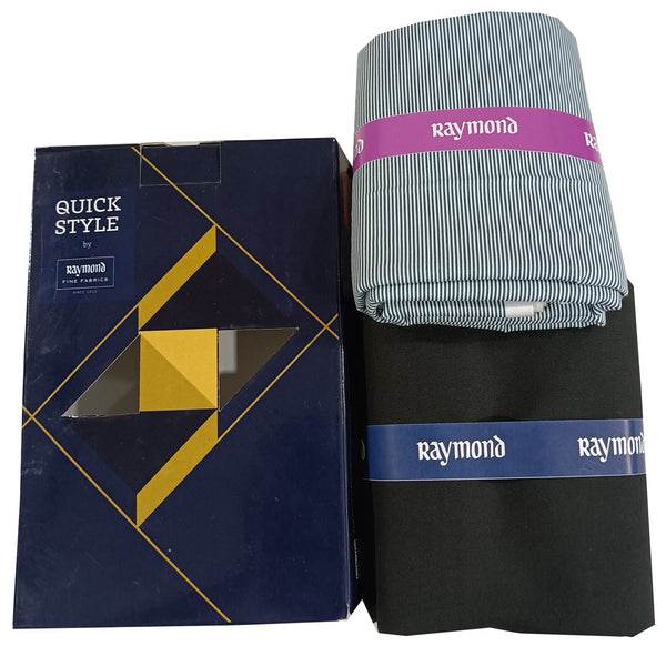 Raymond Polycotton Striped Shirt & Trouser Fabric  (Unstitched) JUPITER-1005