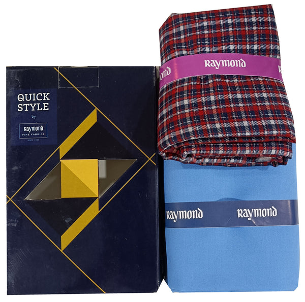 Raymond Polycotton Striped Shirt & Trouser Fabric  (Unstitched) JUPITER-1009