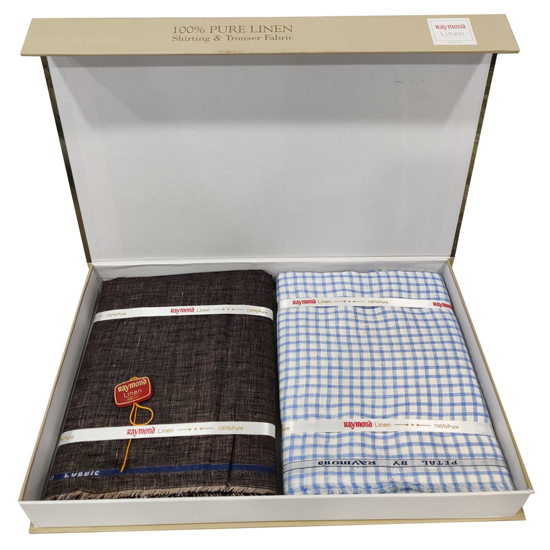 Raymond  Linen Solid Shirt & Trouser Fabric  (Unstitched)