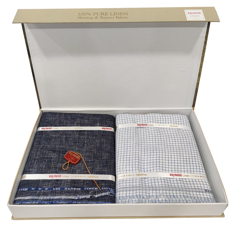 Raymond  Linen Solid Shirt & Trouser Fabric  (Unstitched)