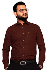 Raymond  Men Slim Fit Solid Formal Shirt-MFSHIRTR-0006