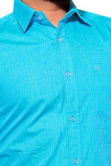 Raymond  Men Slim Fit Solid Formal Shirt-MFSHIRTR-0007