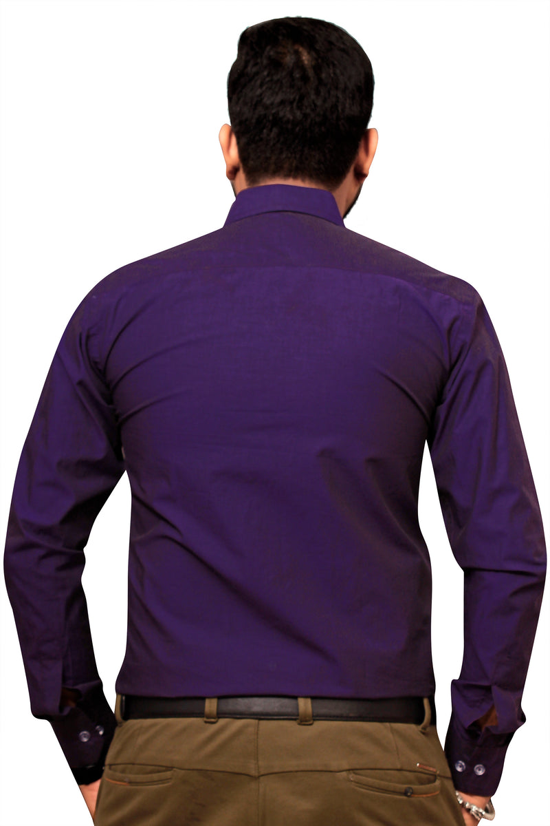Raymond  Men Slim Fit Solid Formal Shirt-MFSHIRTR-0015