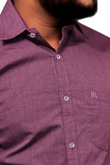Raymond  Men Slim Fit Solid Formal Shirt-MFSHIRTR-0017