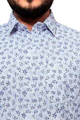 Raymond  Men Slim Fit Printed Formal Shirt-MFSHIRTR-0022