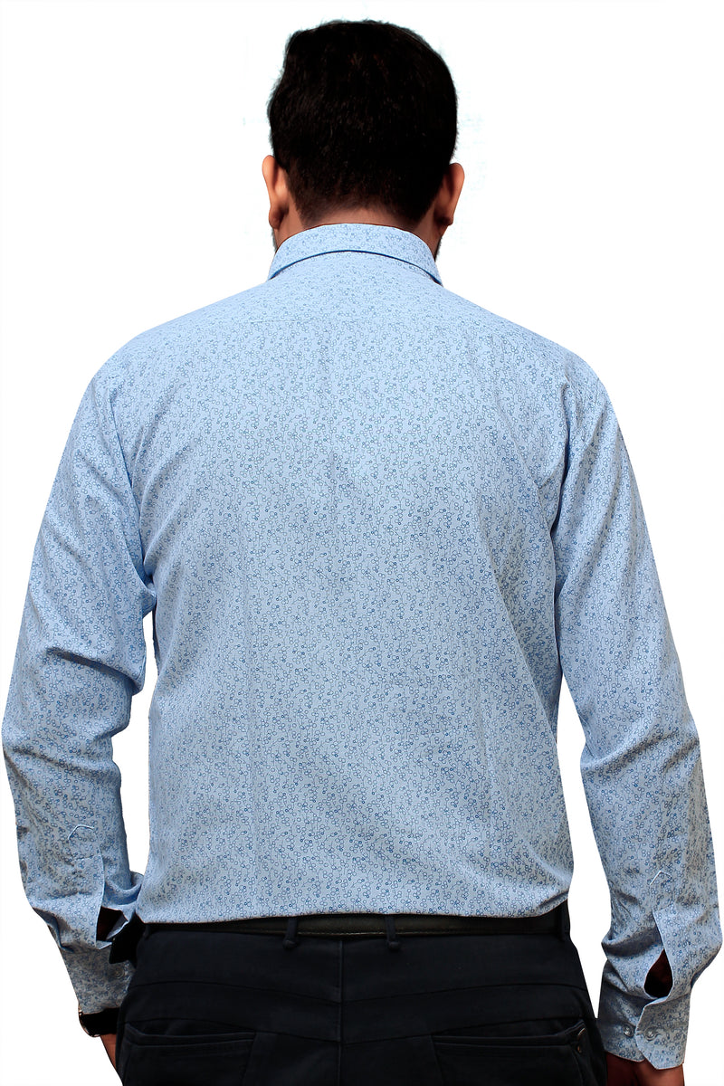 Raymond  Men Slim Fit Printed Formal Shirt-MFSHIRTR-0023