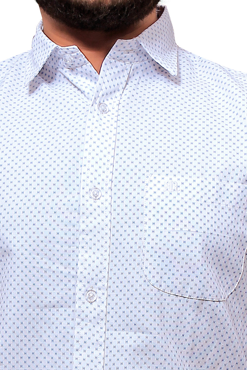 Raymond  Men Slim Fit Printed Formal Shirt-MFSHIRTR-0024