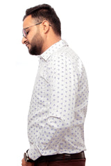 Raymond  Men Slim Fit Printed Formal Shirt-MFSHIRTR-0033