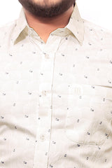 Raymond  Men Slim Fit Printed Formal Shirt-MFSHIRTR-0034