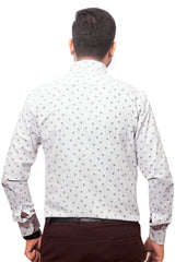Raymond  Men Slim Fit Printed Formal Shirt-MFSHIRTR-0035