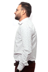Raymond  Men Slim Fit Printed Formal Shirt-MFSHIRTR-0036