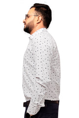 Raymond  Men Slim Fit Printed Formal Shirt-MFSHIRTR-0039
