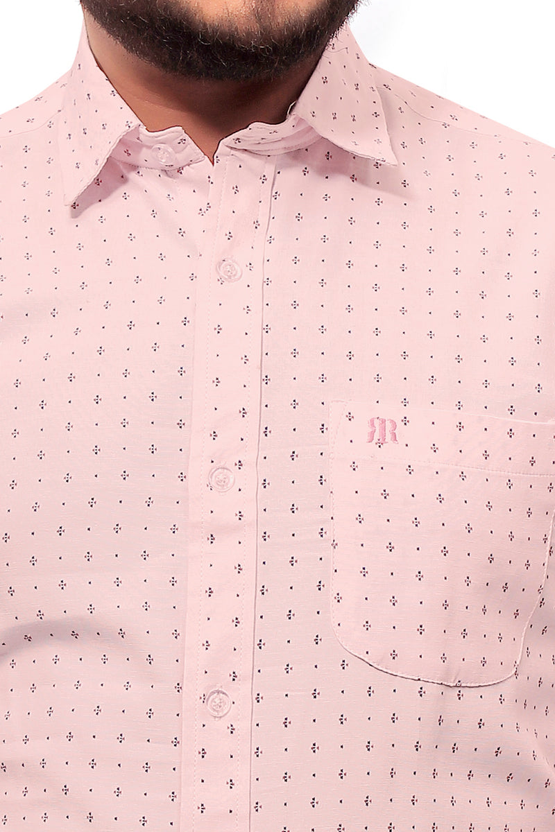 Raymond  Men Slim Fit Printed Formal Shirt-MFSHIRTR-0043