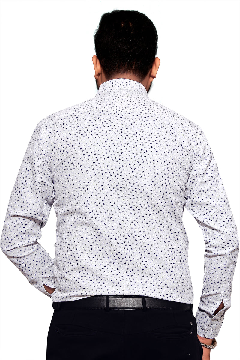 Raymond  Men Slim Fit Printed Formal Shirt-MFSHIRTR-0045