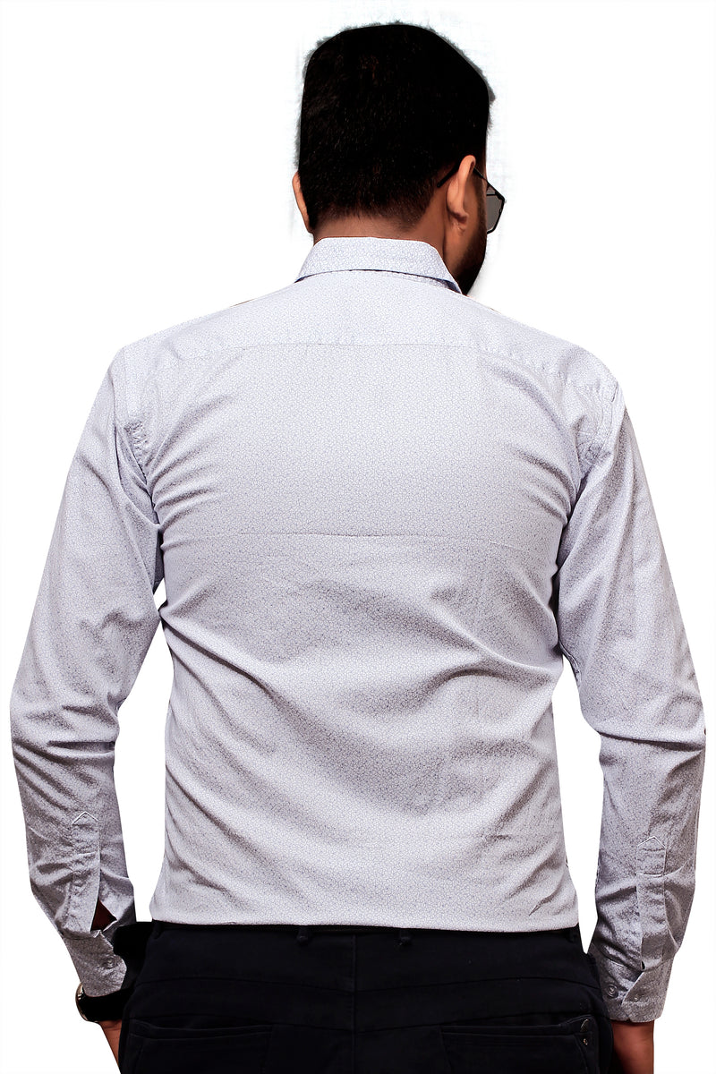Raymond  Men Slim Fit Printed Formal Shirt-MFSHIRTR-0046