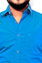 Raymond  Men Slim Fit Solid Formal Shirt-MFSHIRTR-0048