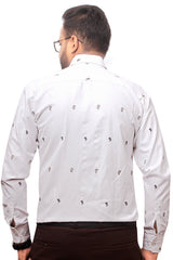 Raymond  Men Slim Fit Printed Formal Shirt-MFSHIRTR-0050