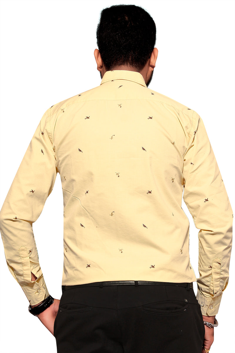 Raymond  Men Slim Fit  Printed Formal Shirt-MFSHIRTR-0065