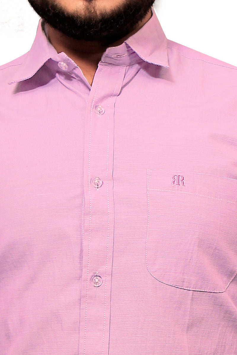Raymond  Men Slim Fit Solid Formal Shirt-MFSHIRTR-0068
