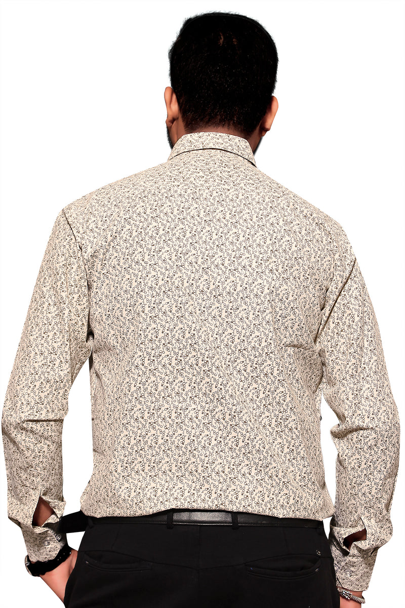 Raymond  Men Slim Fit  Printed Formal Shirt-MFSHIRTR-0069