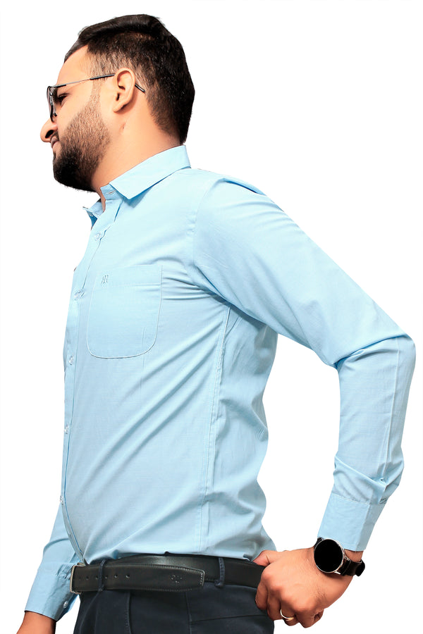 Raymond  Men Slim Fit  Solid Formal Shirt-MFSHIRTR-0077