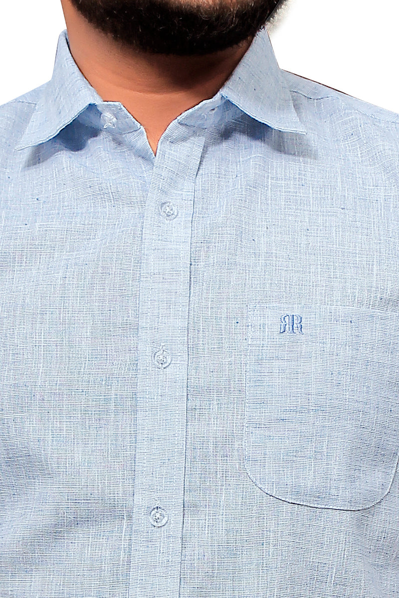 Raymond  Men Slim Fit  Solid Formal Shirt-MFSHIRTR-0083
