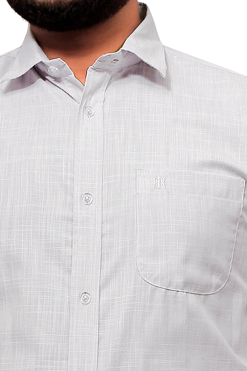 Raymond  Men Slim Fit  Solid Formal Shirt-MFSHIRTR-0094