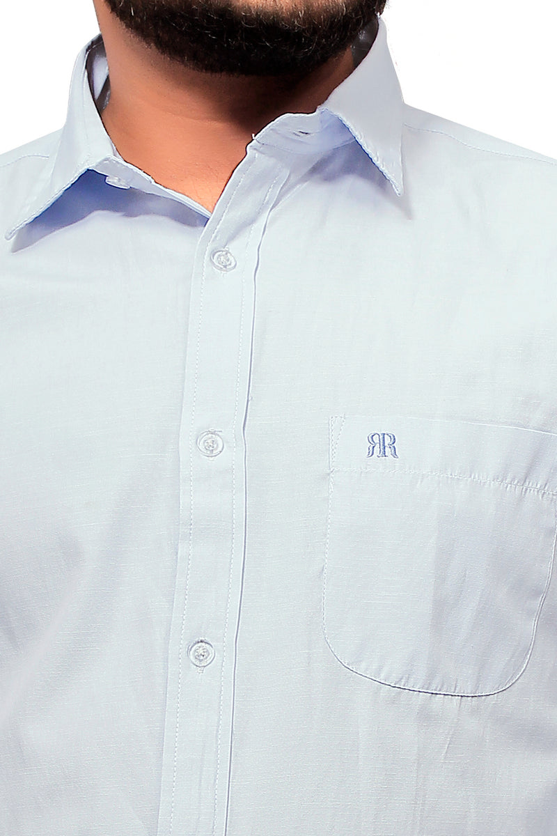 Copy of Raymond  Men Slim Fit Solid Formal Shirt-MFSHIRTR-0098
