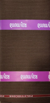 Raymond Poly Viscose Striped Suit Fabric  (Unstitched)-0033