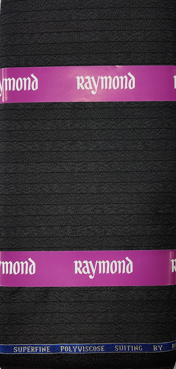 Raymond Poly Viscose Striped Suit Fabric  (Unstitched)-0034