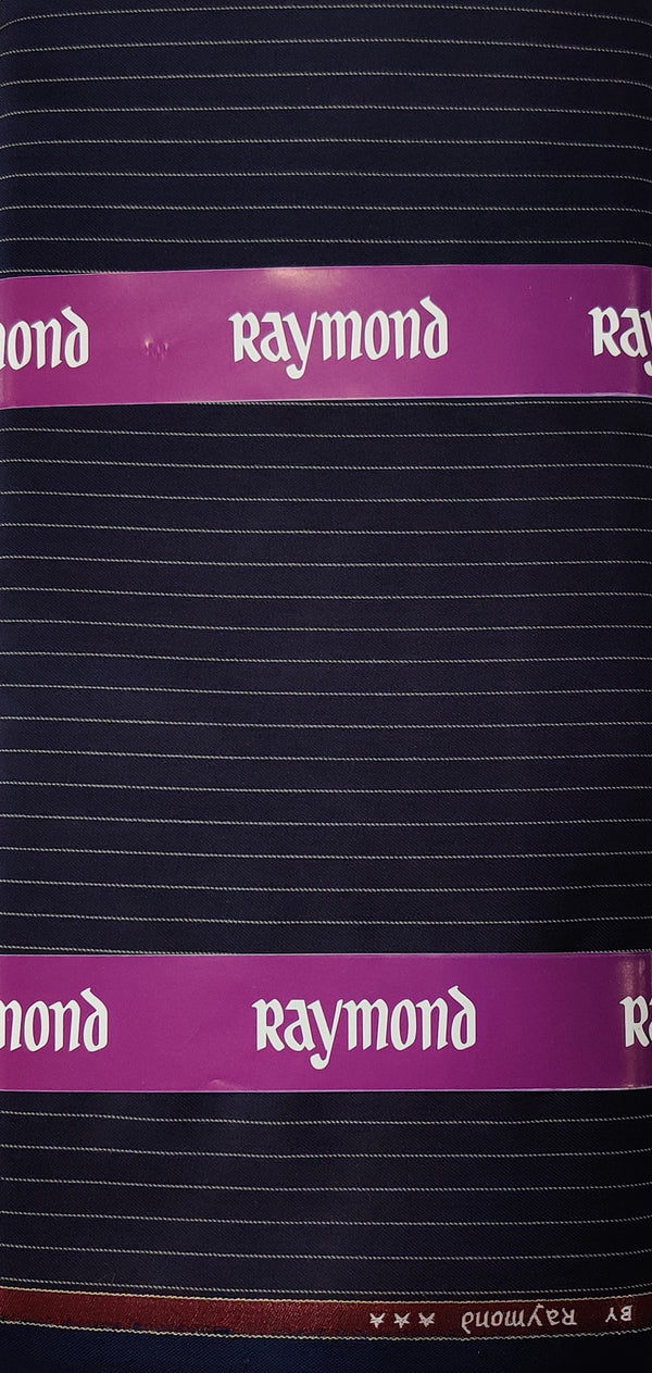 Raymond Poly Viscose Striped Suit Fabric  (Unstitched)-0036