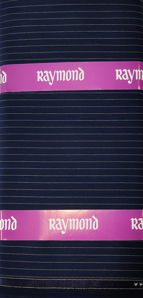 Raymond Poly Viscose Striped Suit Fabric  (Unstitched)-0038