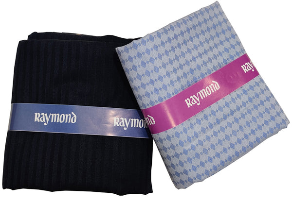 Raymond Cotton Printed Shirt & Trouser Fabric  (Unstitched)-0053