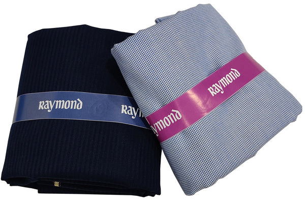 Raymond Cotton Printed Shirt & Trouser Fabric  (Unstitched)-0061