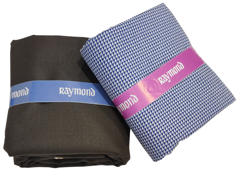 Raymond Cotton Printed Shirt & Trouser Fabric  (Unstitched)-0069